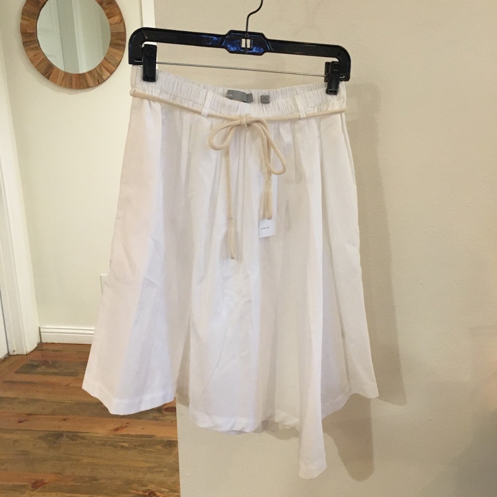NEW Vince White Skirt